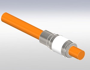 Feedthr HighP LiqC Weld 1Pin Copper